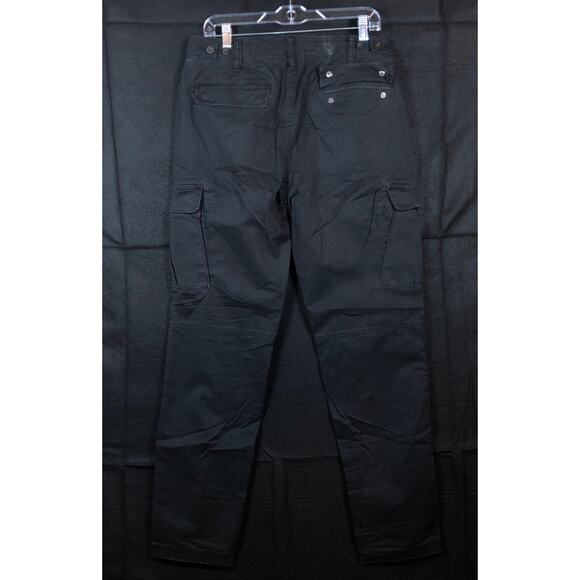 American Eagle Mens Pants Black Slim Lived In Cargo Flex 32x31 - Picture 10 of 13